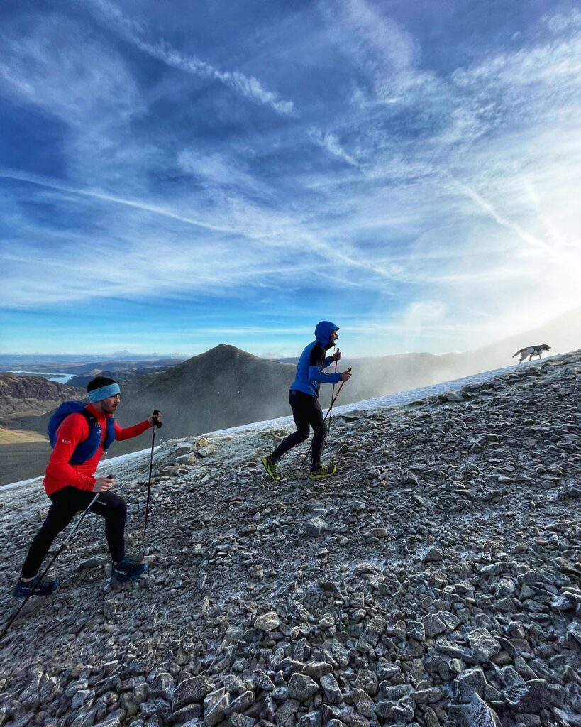 The Bob Graham Round - Run Strong Coaching going up helvellyn in winter